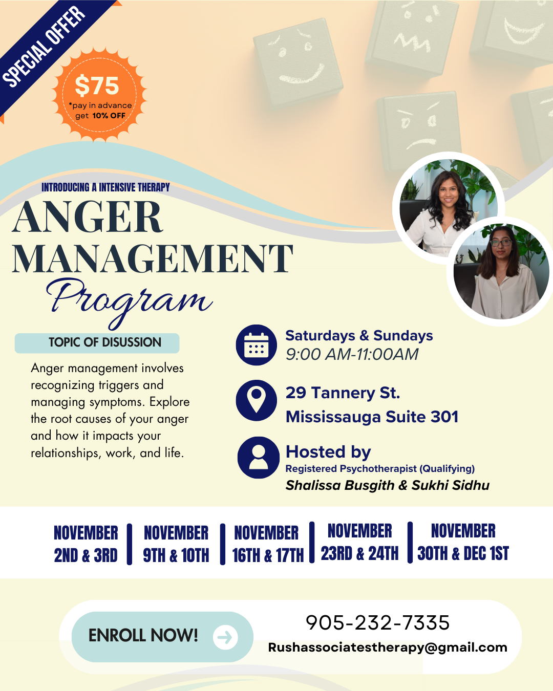 anger management group workshop